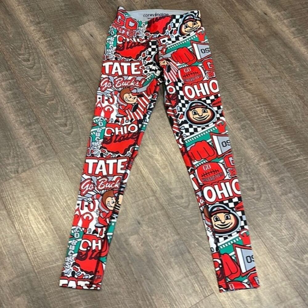 Cory paige design Ohio State buckeyes leggings